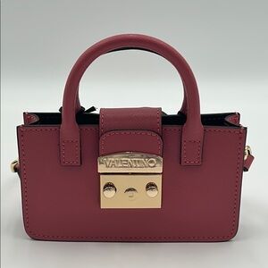 2164- Valentino by Mario Valentino Pink Color Mini Bag NWT